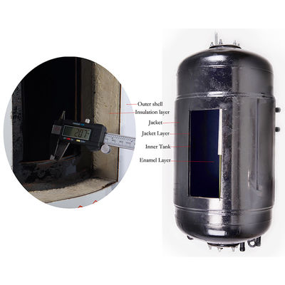圧力ソーラーパネル 熱水タンク 120L ソーラー熱貯蔵 水タンク ジャケット熱交換器